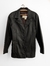 Blazer/jaqueta de couro legitimo marrom - vintage - tamanho M