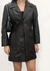 Casaco/ jaqueta vintage de couro legítimo marrom - Tamanho M - comprar online