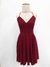 Vestido vinho de alcinha - Tamanho M - comprar online