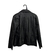 Blazer de Couro legitimo preto - tamanho M - comprar online