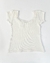 Blusa branca com detalhes - tamanho M - loja online