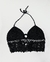 Cropped de crochê preto - tamanho P - comprar online