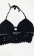 Cropped de crochê preto - tamanho P na internet