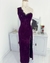 Vestido de veludo roxo - tamanho P - comprar online