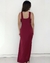Vestido longo vinho - tamanho G - Angel brechó