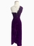 Vestido de veludo roxo - tamanho P - loja online