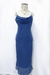 Vestido azul longo - tamanho M - comprar online