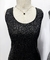 Vestido preto de lantejoula - tamanho G - Angel brechó
