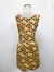 Vestido amarelo de flores - tamanho G - comprar online