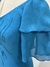Imagem do Vestido azul longo bordado - tamanho P