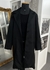 Blazer/Casaco comprido preto-G