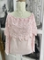 Blusa rosa com detalhes - tamanho G na internet