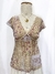 Blusa lilás estampada - tamanho M