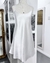 Vestido/camisola branca vintage -tamanho M