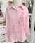 Camisa rosa com bordado - tamanho M - comprar online