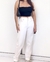 Calça jeans branca vintage - tamanho 40 - comprar online
