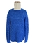 Suéter de lã azul - tamanho G - comprar online