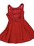Vestido vermelho laços - tamanho P - loja online