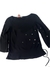 Blusa preta de ilhós - tamanho M na internet