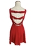 Vestido vermelho laços - tamanho P - Angel brechó