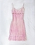 Vestido rosa longo - tamanho M - Angel brechó