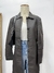 Jaqueta de couro marrom - couro legítimo- tamanho M/38 - comprar online
