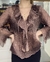 Camisa boho de babados - tamanho M