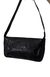 Bolsa baguete preta - couro legitimo