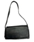 Bolsa baguete preta de couro - comprar online