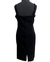 Vestido preto de veludo - tamanho G - loja online