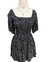Vestido mini poá preto - tamanho P/PP
