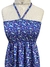 vestido azul de flores - tamanho M na internet