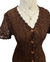 Blusa vintage marrom - tamanho M na internet