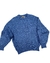 Suéter azul de lã - tamanho G - comprar online