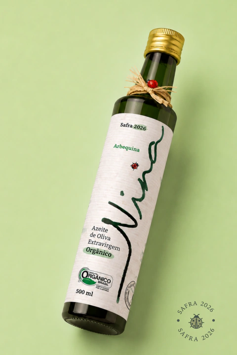 Azeite Nina Extravirgem Orgânico – Arbequina 500ml