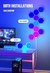 RGB Bluetooth LED Hexagon Ligh para decoração com Controle e APP na internet