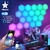 RGB Bluetooth LED Hexagon Ligh para decoração com Controle e APP