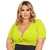 Imagem do Cropped c Amarraçao Transpassado Plus Size