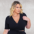Cropped com Amarração Transpassada Plus Size