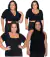 Kit 4 Blusas Verão Regata Cropped Manga Franzida Tranpassado - comprar online