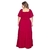 Vestido Longo Ciganinha c Manga Plus Size Elastex no Busto - comprar online