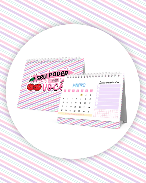 Calendário de Mesa 2026 - Candy Girl A6 - comprar online