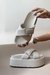 Tamanco Flatform Off White com Velcro - comprar online