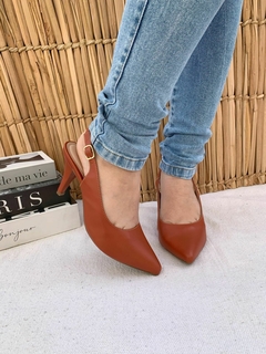 Scarpin Chanel Napa Caramelo - comprar online