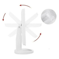 Imagem do Espelho Para Maquiagem de Mesa Com 16 Luzes Led Camarim Portátil Penteadeira Estética