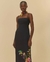 FARM - ALTO INVERNO.25 - Vestido Longo Estampado Pássaro Em Flor Localizado - comprar online