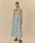 FARM - ALTO INVERNO.25 - Vestido Cropped Listra Bicolor - Shop Emotion - Sua Loja Multimarcas Online