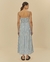 FARM - ALTO INVERNO.25 - Vestido Cropped Listra Bicolor na internet
