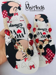 Havaianas Beijo Minnie e Mickey