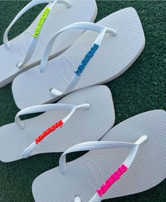 Havaianas Square Plaquinha - Ne Chinelos Decorados